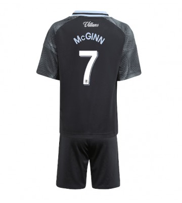 Aston Villa John McGinn #7 Seconda Maglia Bambino 2025-26 Manica Corta (+ Pantaloni corti)